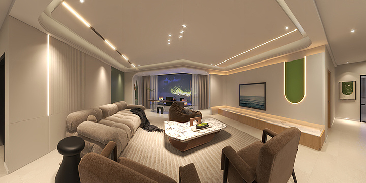 空间全案设计-董映泽-香醍-装修设计方案