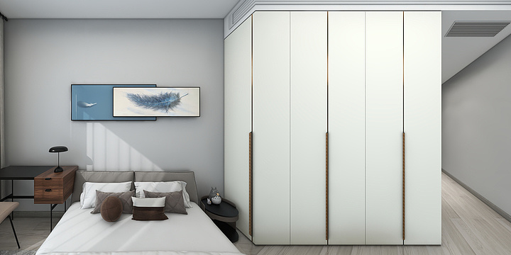 設計師陳科-谭房中央公园-黑白灰风格-装修设计方案