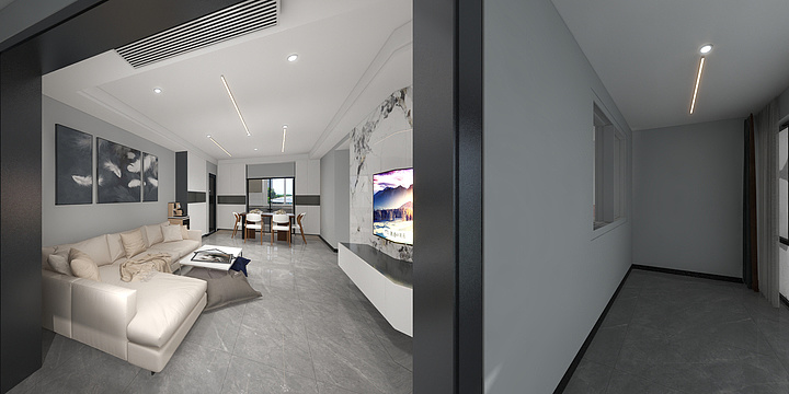 龙水龙源装饰-现代简约-装修设计方案