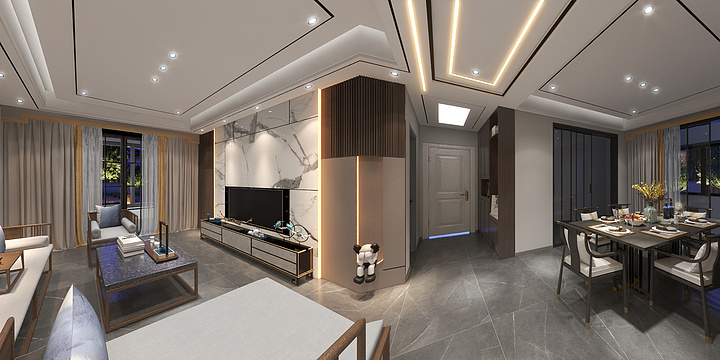 佰亿家装饰-潼州府第8#1单元702-装修设计方案