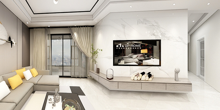 枫忆尘雪-中信凯旋湾02户型-装修设计方案