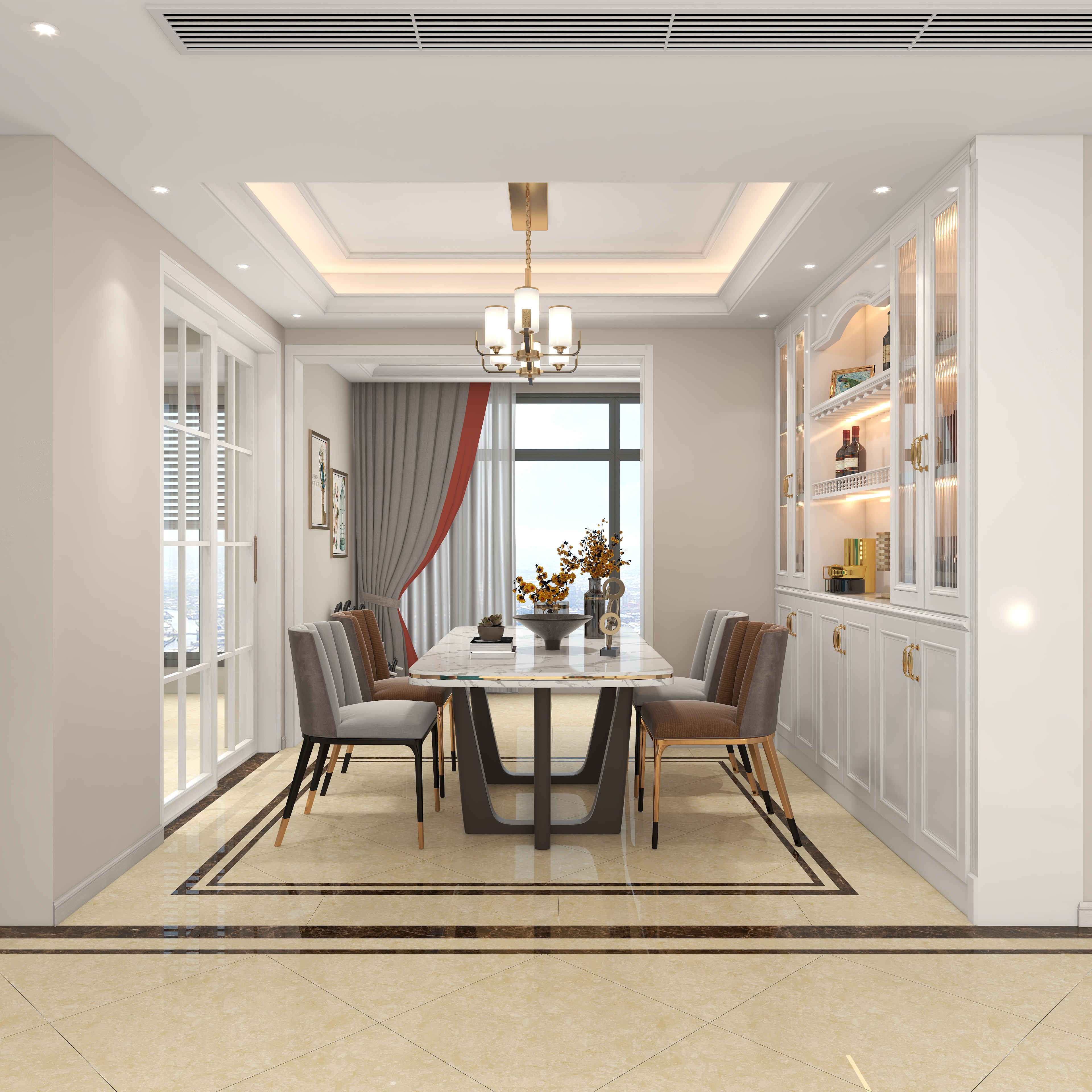 余海龙66-简美风格-装修设计方案