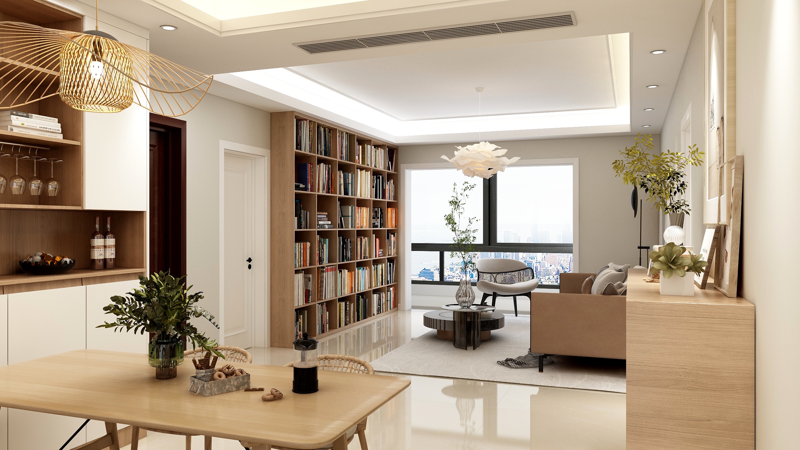 泸州三度装饰-青云台原木风-装修设计方案