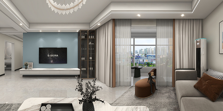 设计师宁宁-新雅装饰--百合湖岸1-2-401-装修设计方案