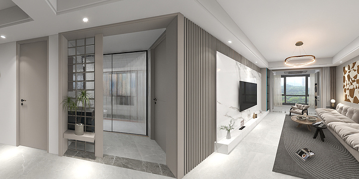 爱工作的二毛-君悦华庭10#1801-装修设计方案