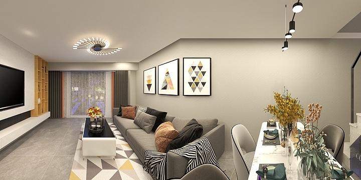 南京玖易建设-万梅新天地710-装修设计方案