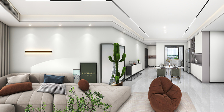 設计师王富贵-高新森林130-装修设计方案