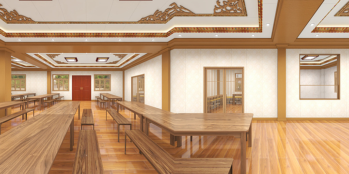 集成整装装饰-吕总-阿坝县兰措玛老年食堂-装修设计方案