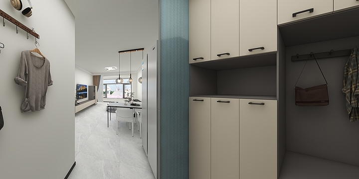 一点空间设计工作室-明发·水韵桃源 1# 2-7-1（效果图）-装修设计方案