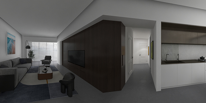 丹丹酱儿--157平现代极简-装修设计方案