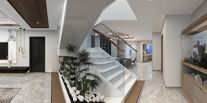 高艳鹏-轻奢.dwg-副本-副本-装修设计方案