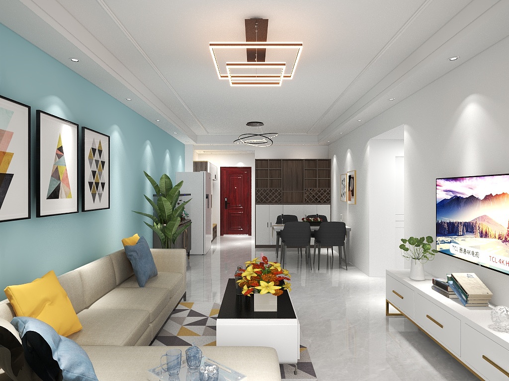 德州新景饰家装饰工程有限公司-德州新景饰家---巴塞小镇轻奢原木风-装修设计方案