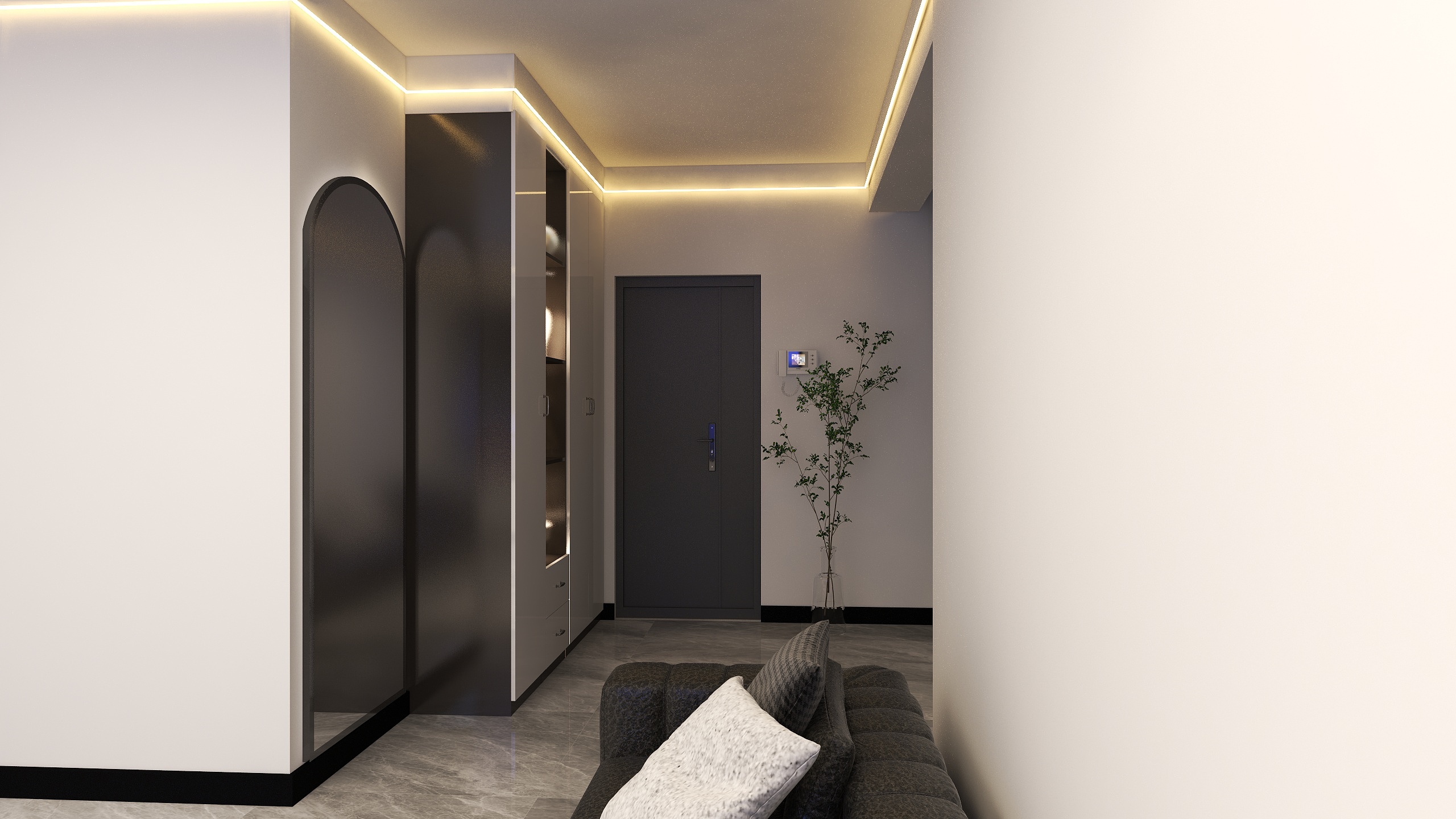 杨婷婷-利源帝景极简风97平方-装修设计方案