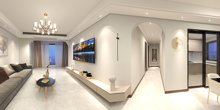 工长装饰A1刘丰-昊源名筑17栋2104-装修设计方案