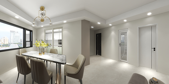 碎剪兰-翰林天府 10-1-305 -装修设计方案