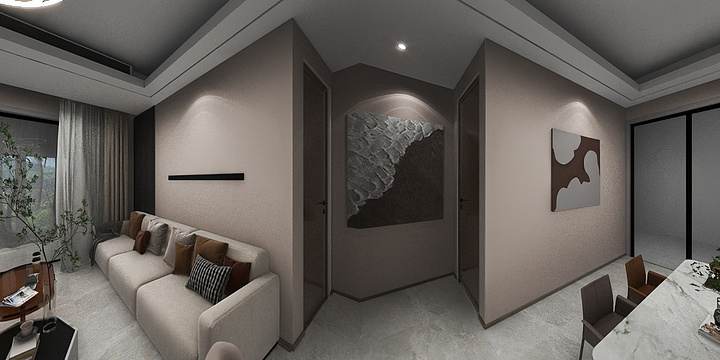 云尚装修设计工作室Carrie-94㎡3室-装修设计方案