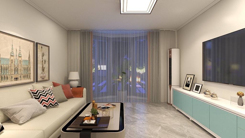 创美设计师张强-尚品阳光（万华城）-装修设计方案