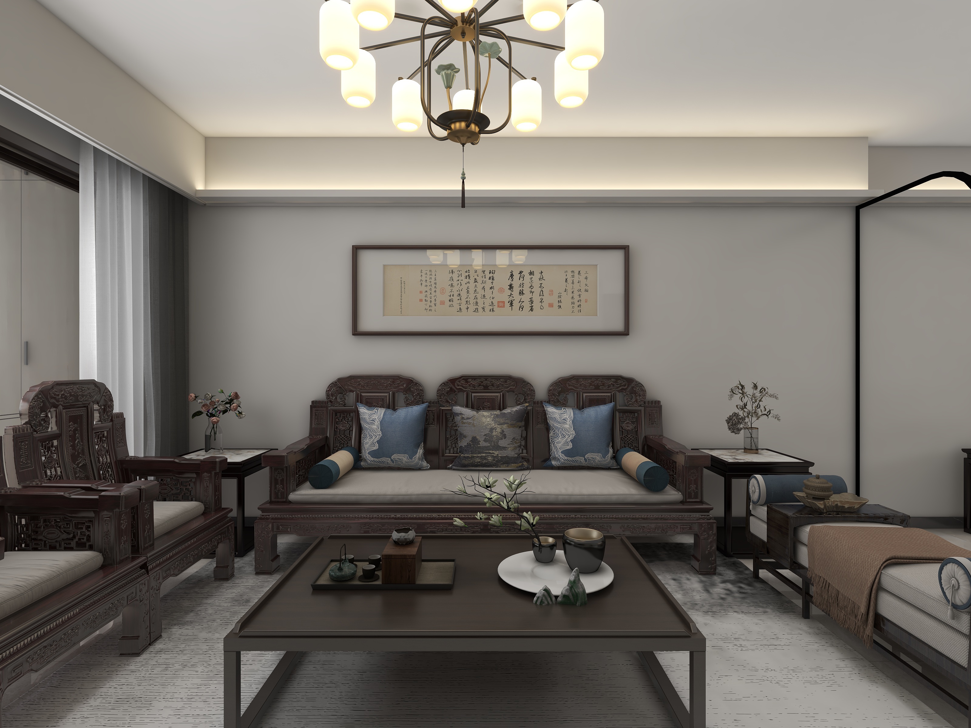 从化华浔-117㎡3室-装修设计方案