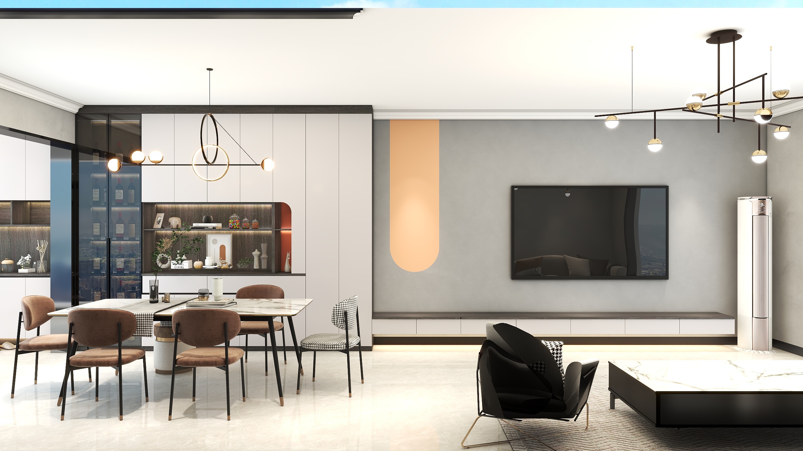 美尼美全案设计-碧桂园天钻1街8座2401-装修设计方案