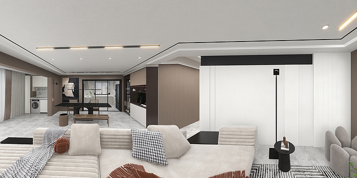 佛山蓝桥定制-现代简约-装修设计方案