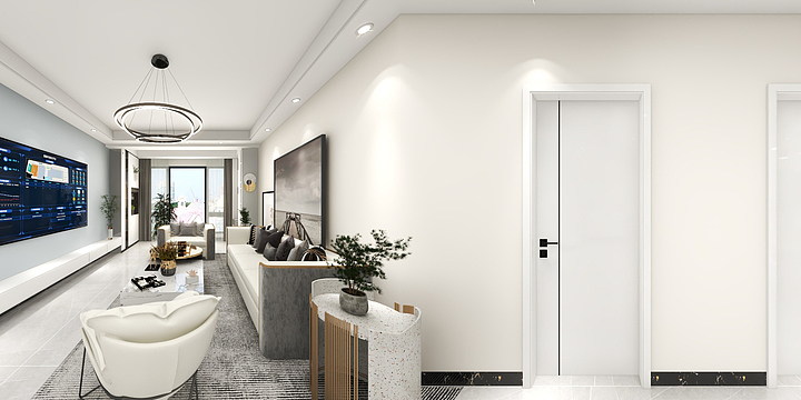 乐双装饰灬-轩宅装饰-皇冠4栋2002现代舒适风-装修设计方案