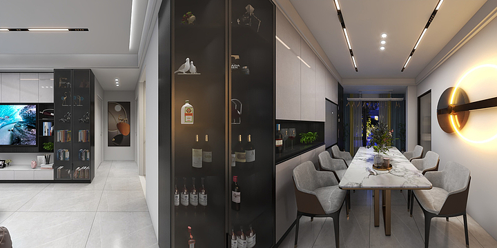 首席设计师徐梦龙-湖宾国际-装修设计方案