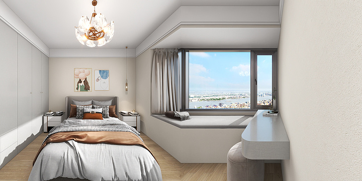 设计师杨阔-荣城花苑2-120-装修设计方案