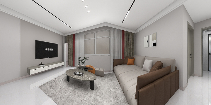 滑县创心装饰-东方国际31-2-902-装修设计方案