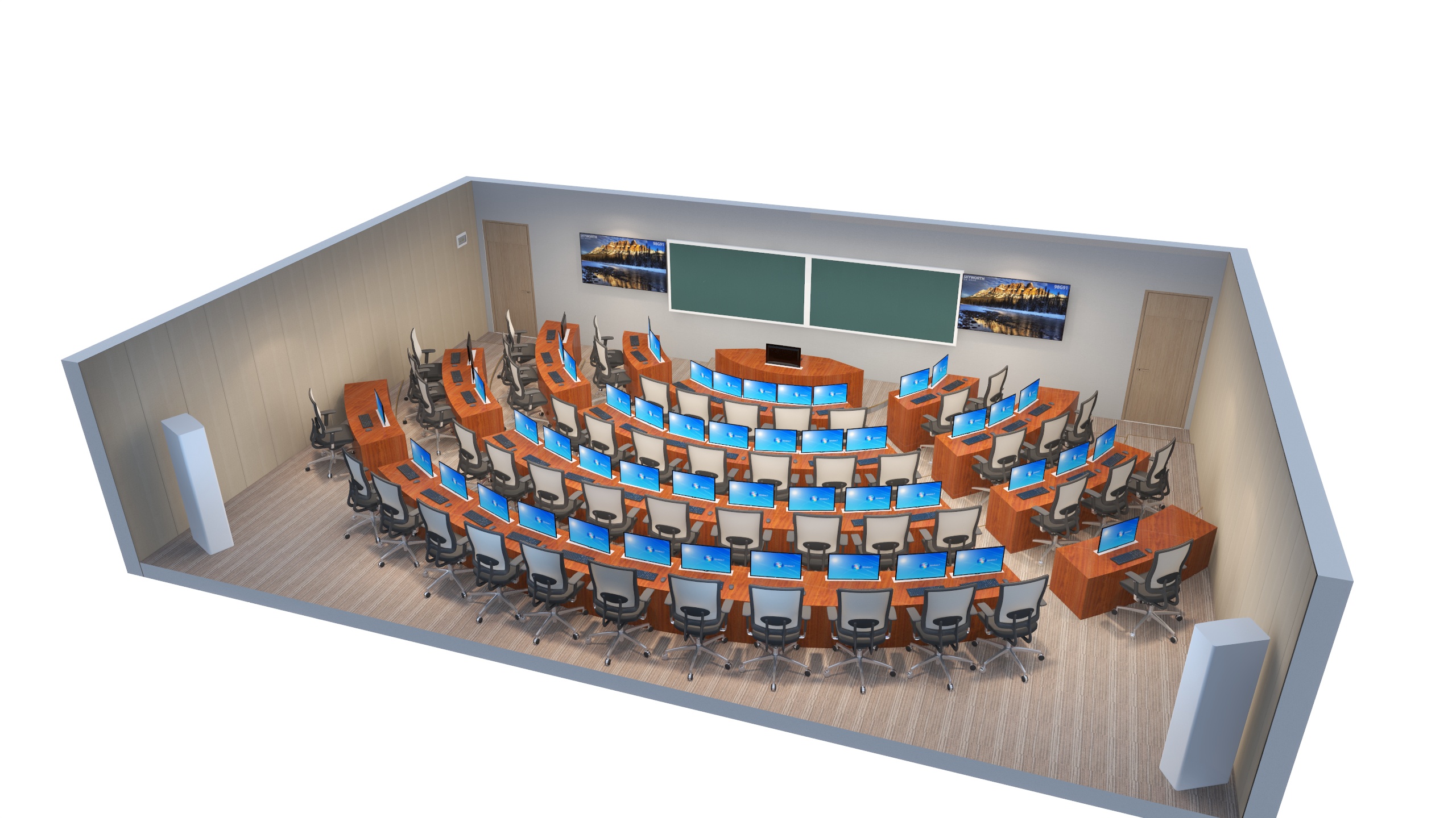 燕朋朋-多功能教培室-装修设计方案