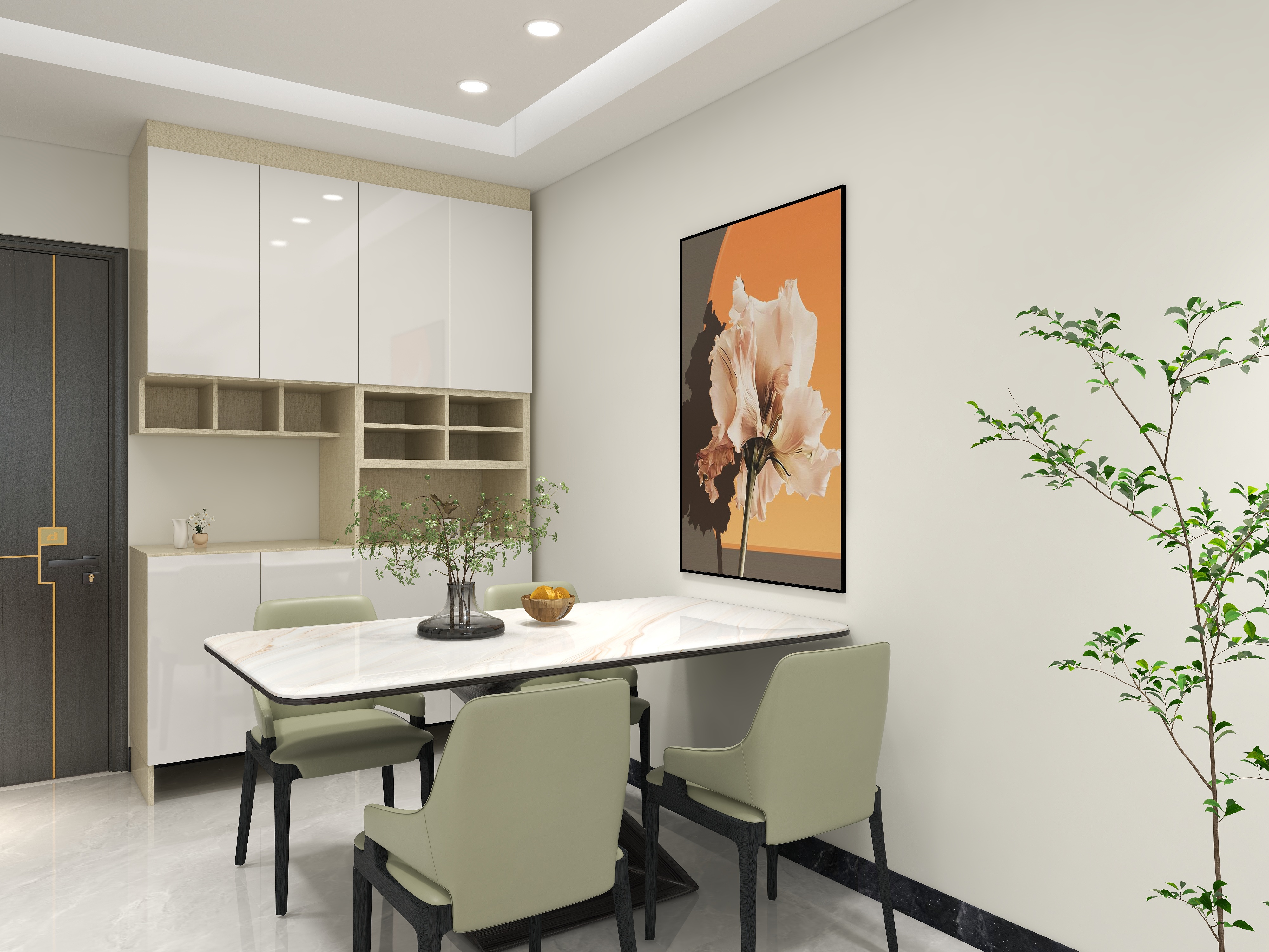 设计师_周粥-简约风格三居室-装修设计方案