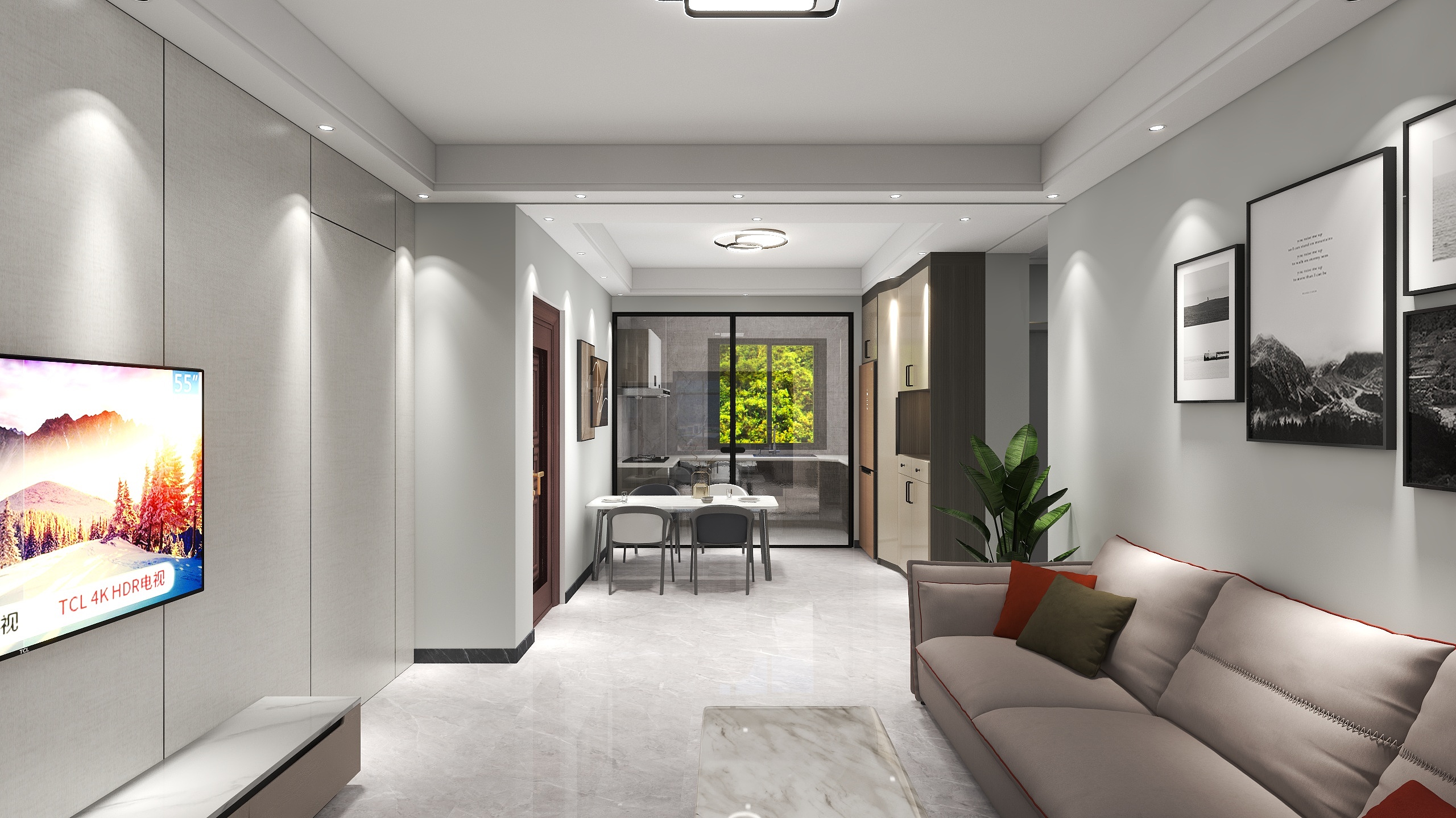 馆陶县名匠装饰-阳光一号7-1-202-装修设计方案