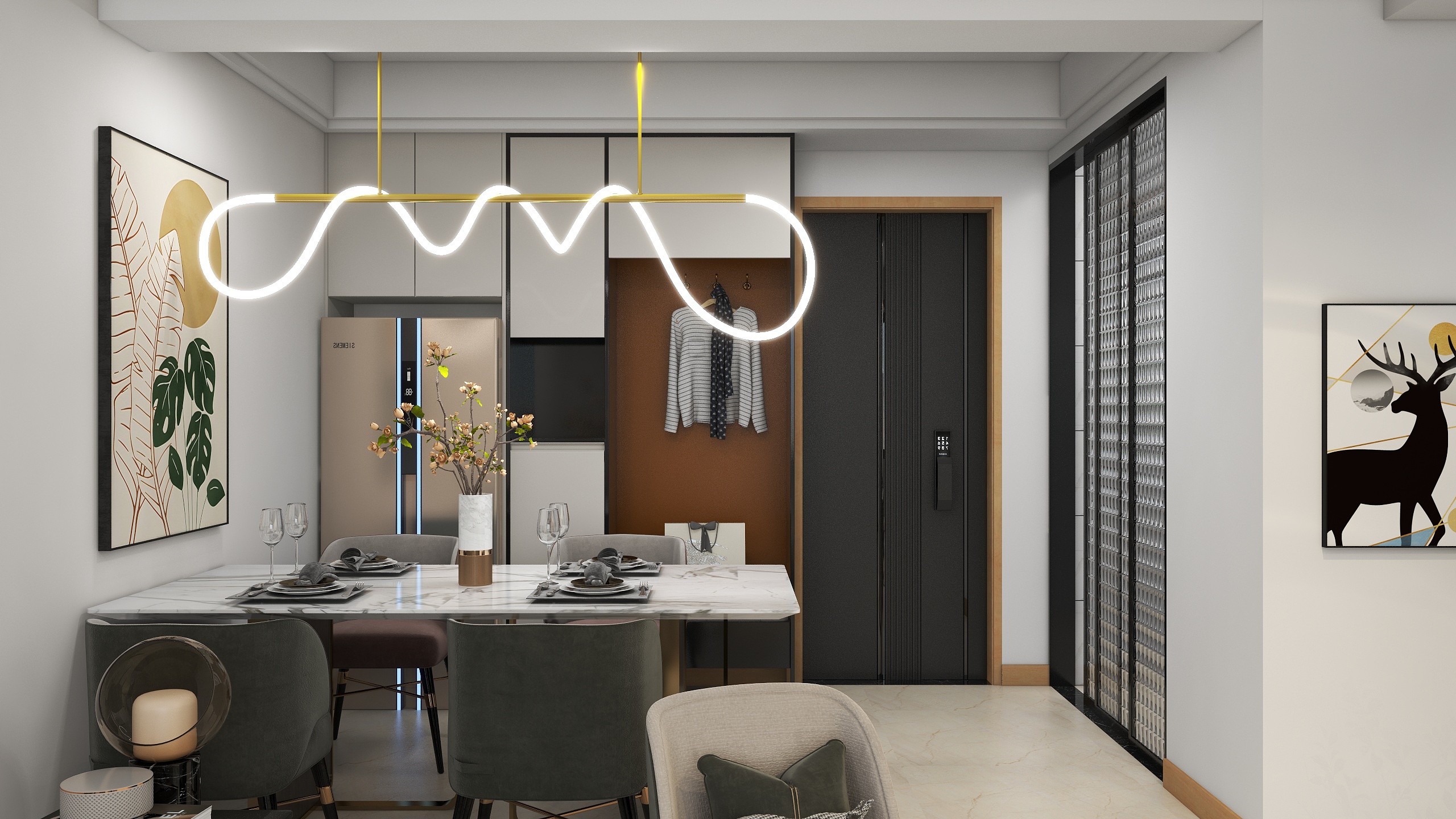 小景de设计-滨河学府-装修设计方案