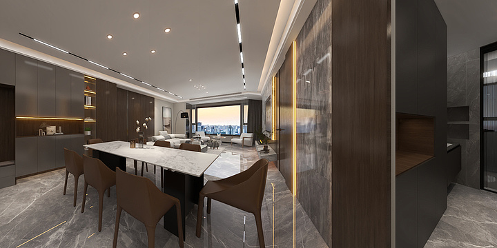 迈克尔AA老刘-意式极简-装修设计方案