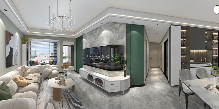 敬斌-公园府1-1-1404效果图-装修设计方案