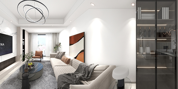 又阝小米工作室-长虹天汇城9-1705-装修设计方案