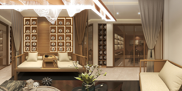 张恒-茶楼11-装修设计方案