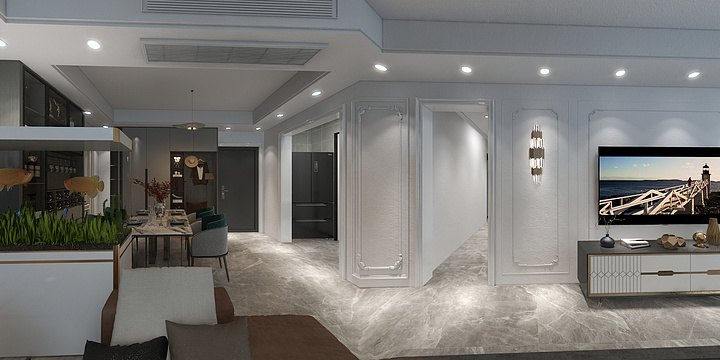 新疆喀喜特喜公司装饰设计部-国润     阿不都海白尔-装修设计方案