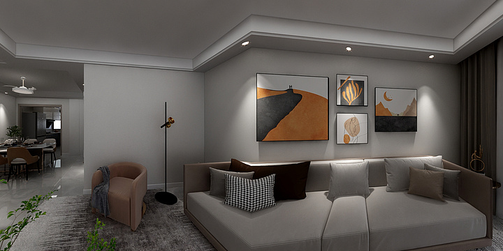 远宏装饰家先生南京门店-旭日上城-装修设计方案