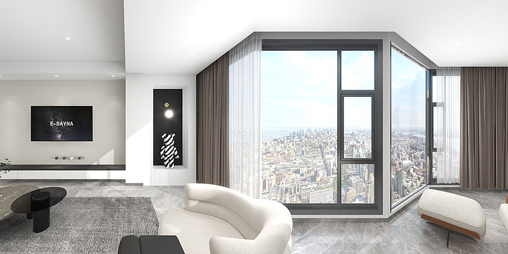 环艺TJ-公园府120户型-装修设计方案