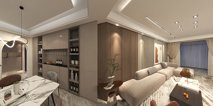 語悦设计-珠江·愉景弯  -装修设计方案