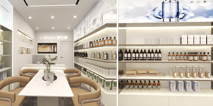 雅居集嘉霖-莱也纳 美妆店-装修设计方案