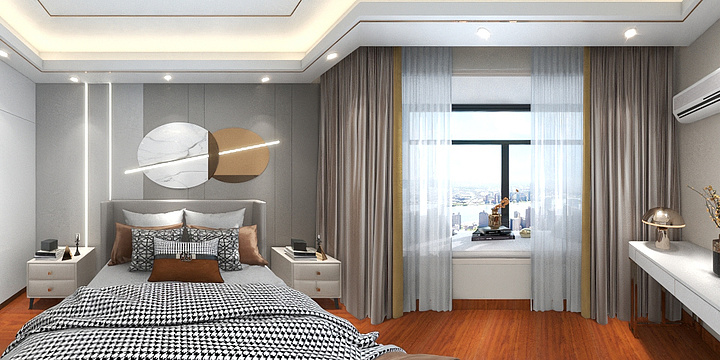 帝景天成兔宝宝全屋定制-碧桂园10-2-102-装修设计方案