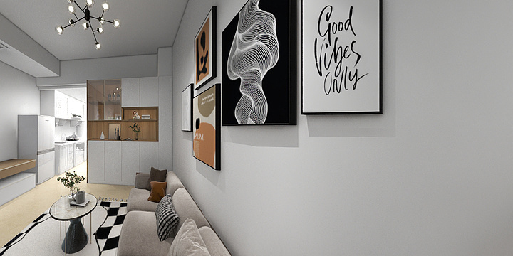 爱尚橱柜衣柜-维多利亚公寓2208室-装修设计方案