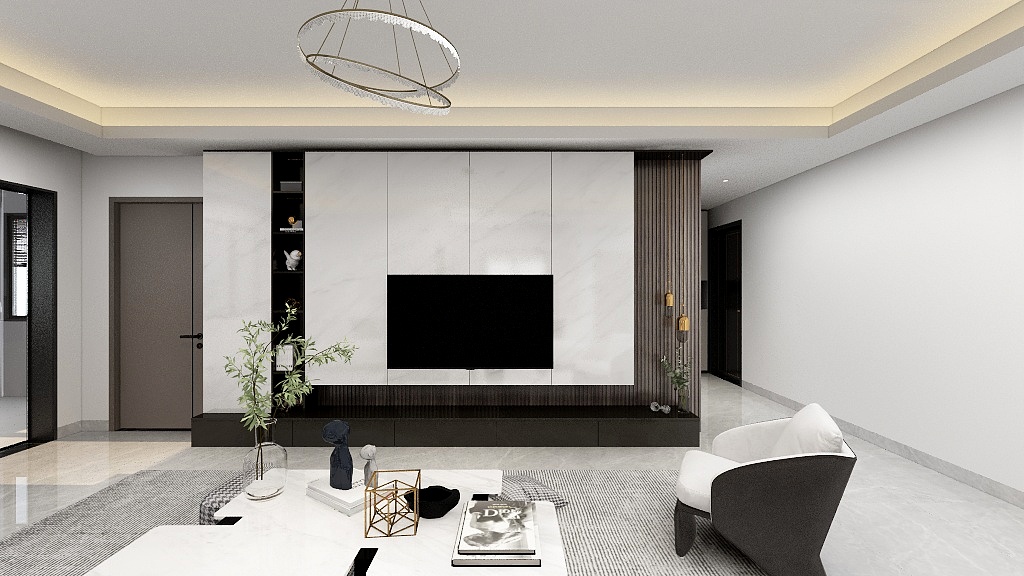 hssgz0814-现代轻奢-装修设计方案