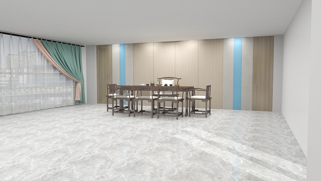 292设计效果图-办公室-装修设计方案