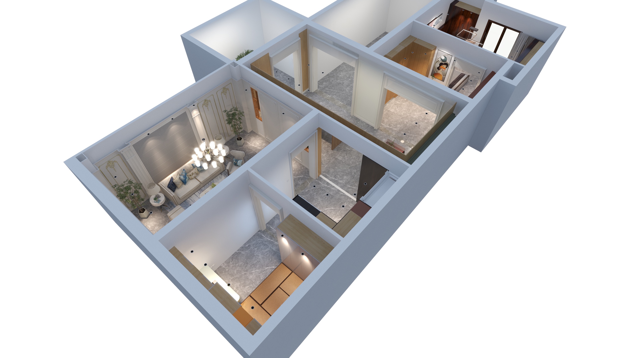 MrGuanGuan-云端152㎡2室-1-装修设计方案