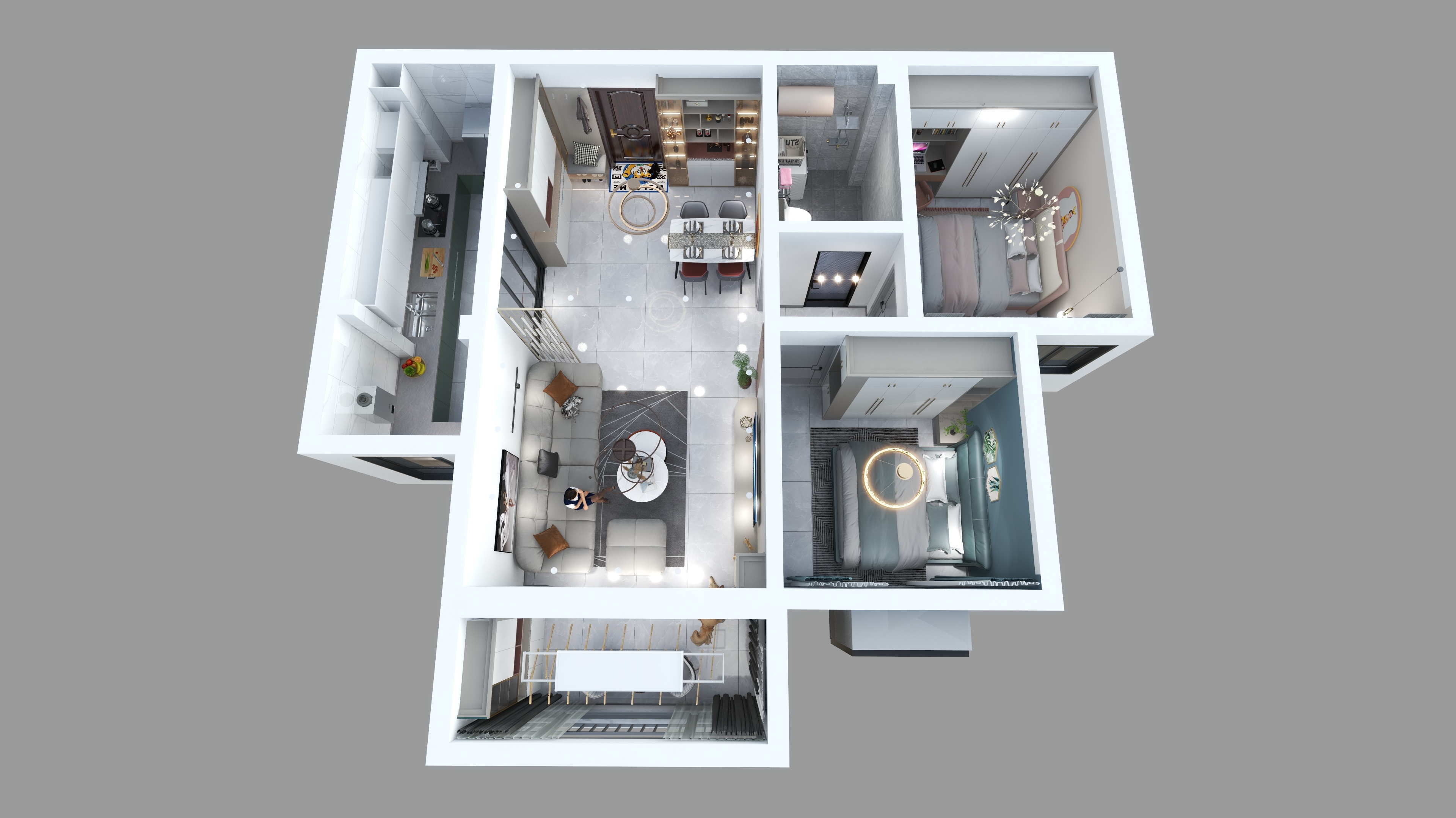 设计师王红兵-秦安二强-装修设计方案