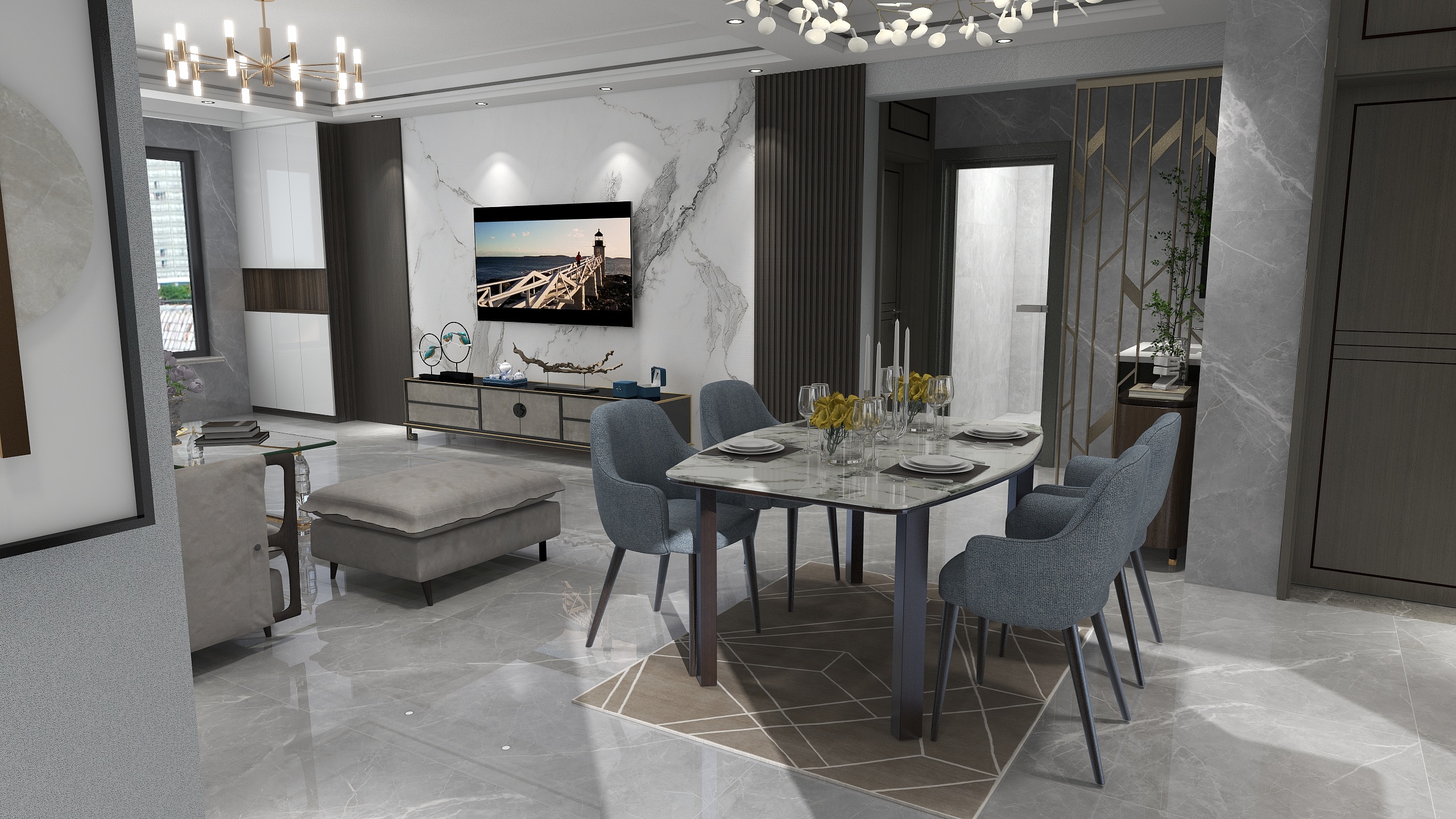 武威美巢装饰工程有公司-现代简约-副本-装修设计方案