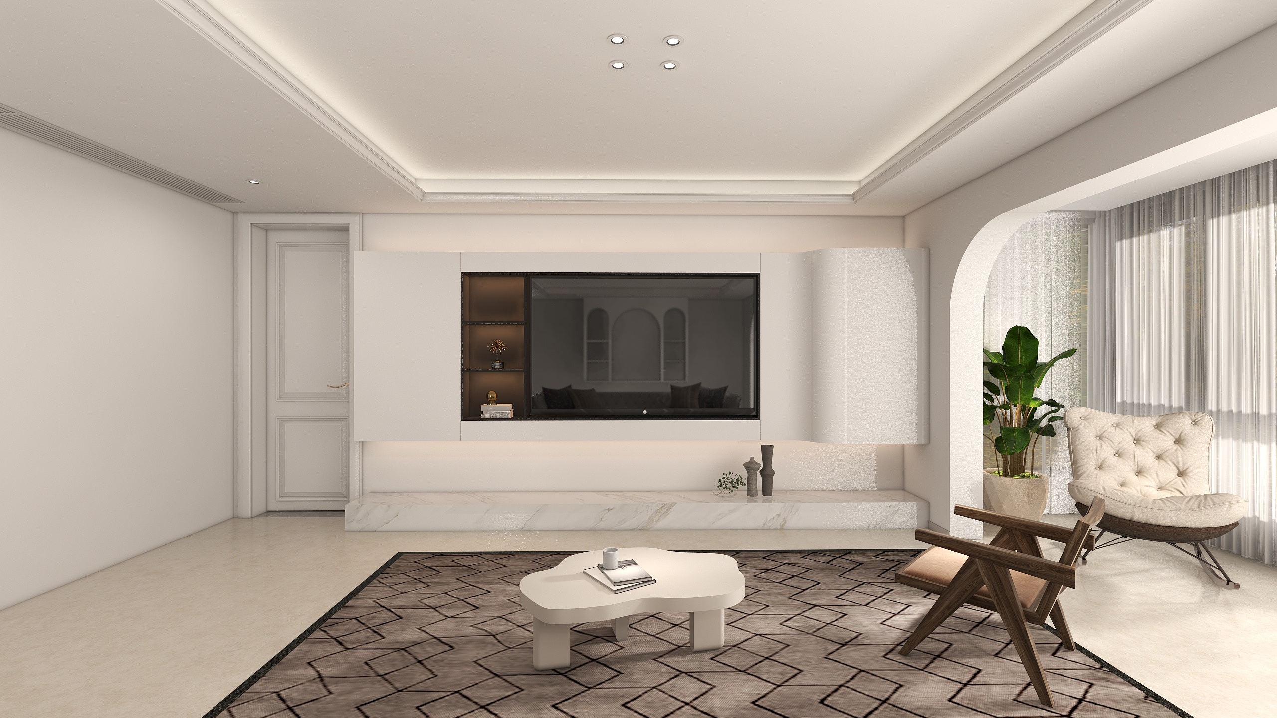 一只有梦想的设计狮-东投新力樘悦奶油170㎡-装修设计方案