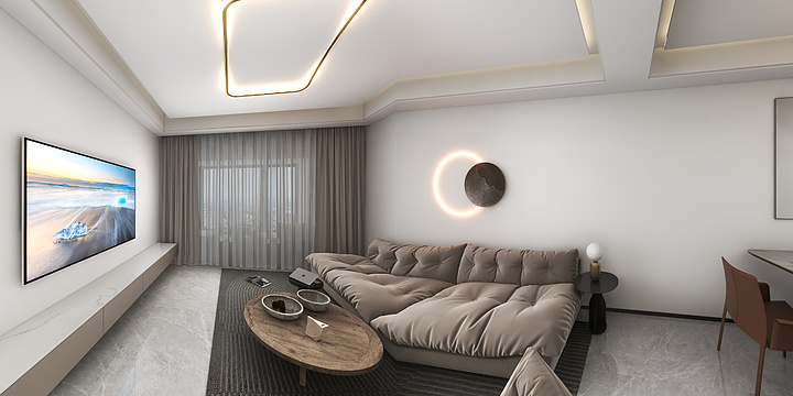 happyending03-济高绿地桂语朝阳98平-装修设计方案